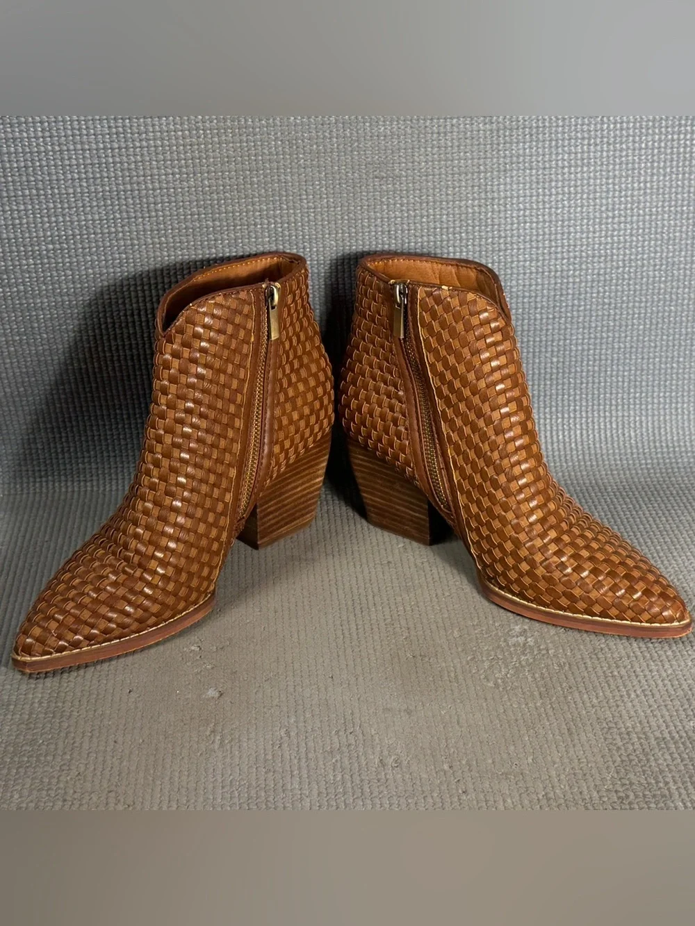 Vintage Havana Women’s Cassidy Woven High Ankle‎ Boots Size 8.5